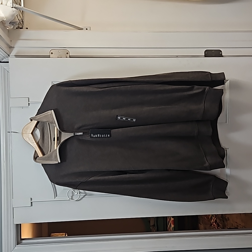 Mens Van Heusen 1/4 zip sweater